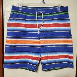 Polo Ralph Lauren Aztec Southwest Blanket Fleece Tribal Shorts